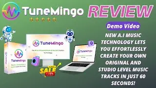 TuneMingo Review 2022 - Create Your Own Studio Level Music Tracks With A.I (Demo Video)