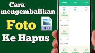 Cara cepat mengembalikan Foto yang terhapus