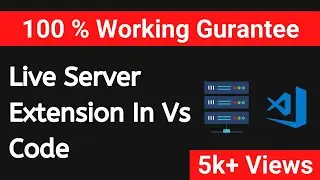 How to install live server extension in visual studio code | Tech Projects