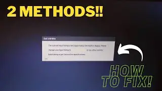 2 MORE WAYS! | How to Fix Dell Monitor Input timing not Supported!