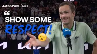 Medvedev clashes with crowd after beating Nick Kyrgios | Eurosport Tennis