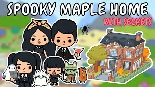 Spooky Maple Avenue Building 👻🕷️ Toca Boca House Ideas 🕸️ TOCA GIRLZ