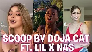 SCOOP BY DOJA CAT FT. LIL X NAS TIKTOK TREND COMPILATIONS - SCOOP DOJA CAT TIKTOK TREND 2021