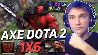 НАШЕЛ НОВУЮ ИМБУ В DOTA 2 1X6 | Серега Пират пробует билд на Аксе через гниение