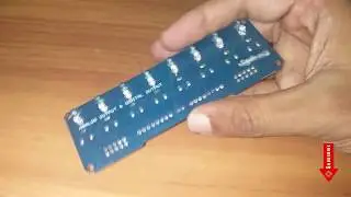 Arduino Line Follower IR Array Sensor Testing Analog and Digital