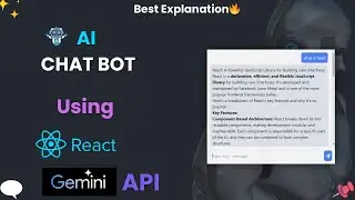 🤖Create ChatBot Using React And Google Gemini Api | ChatBot | React Projects | Becodewala