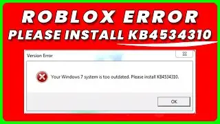 How to Fix Roblox Error KB4534310