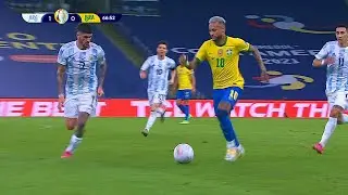 NEYMAR ENFRENTANDO A ARGENTINA NA FINAL DA COPA AMÉRICA DE 2021! | Neymar vs Argentina (10/07/2021)