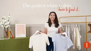 How to find the perfect white t-shirt |  PT1 your perfect white tee might not be white...