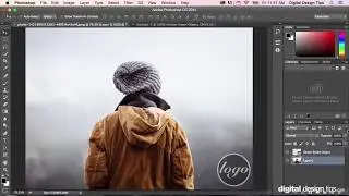 How to make a transparent image in Adobe Photoshop by Changing Opacity