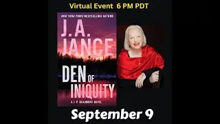 J.A. Jance discusses Den of Iniquity