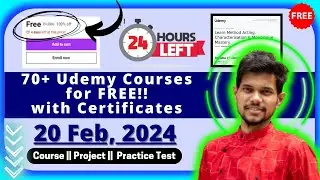 UDEMY Coupon Code 2024 |Udemy FREE Courses Certificate Coupon Code|How to get Udemy Coupon Code FREE