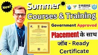 Summer Courses & Training #ajaycreation #courses #certificates #training