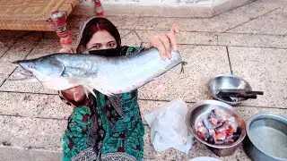 Fish cutting skill By Gull Baji,