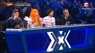 Голосование судей. Х-фактор 7 сезон 1 прямой эфир стб - 05.11.2016 HD720