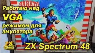 Работа над VGA режимом для эмулятора ZX Spectrum.