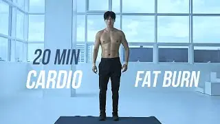 20 Minute Fat Burning CARDIO Workout For Beginners (No Equipment) 초보자를 위한 20분 지방 연소 유산소 운동 (장비 없음)