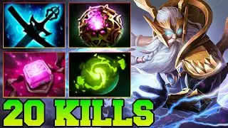 21 Kills Zeus 7.36 Mid Lane Meta !! Zeus Dota 2 Guide Update Tutorial Gameplay Carry Support