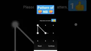 pattern of NB love.💝💝💝.#lockscreen #pattern