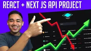 Bitcoin Cryptocurrency Finance Price Tracker App - React + Next JS API Project Tutorial