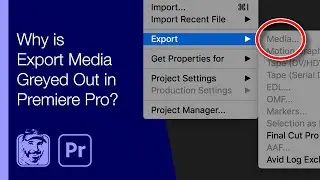 Why is Export Media Greyed Out in Premiere Pro?