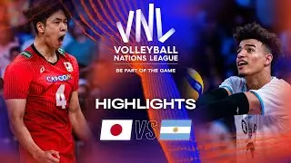 🇯🇵 JPN vs. 🇦🇷 ARG - Highlights Week 2 | Mens VNL 2023