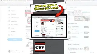 How to Write & Send a Tweet on Twitter Using a Mac #Shorts