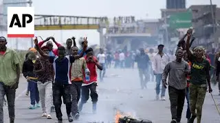 Clashes at anti-government protest in Kenya