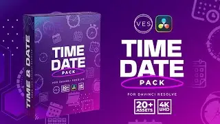 Date & Time Pack for Davinci Resolve