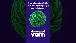 Crafting Eco-Friendly Comfort: Explore Fingering Weight Recycled Silk Yarn For Socks #darngoodyarn