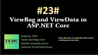 #23: ViewBag và ViewData  | TEDU