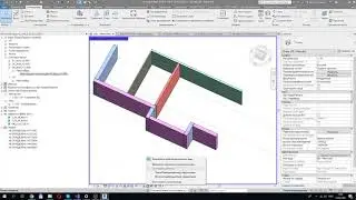 Работа со стенами в Revit