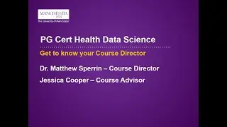 PG Cert Health Data Science: get to know the Course Director
