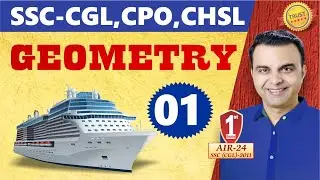 Complete GEOMETRY (ज्यामिति ) by RAJA SIR FOR SSC CGL, CHSL, CPO #ssccgl2024 #sscchsl2024