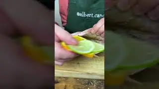 Морской окунь в соли.