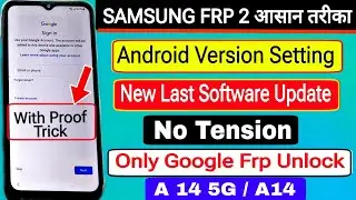 Without PC 2025:- Samsung A14 5G / A14 FRP BYPASS Android 14 | Samsung Frp Bypass 2024 💯% Work Frp