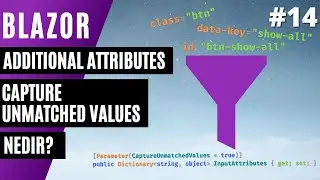 Blazor - AdditionalAttributes Parameter / CaptureUnmatchedValues Nedir, Nasıl Kullanılır?