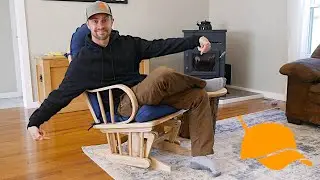 Revealing my Dream Build. Building an Elegant Glider Rocking Chair.