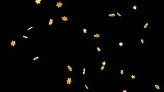 no copyright 3d stars falling animation green screen and black screen video effects