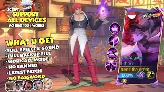 Script Skin Chou KOF - Iori Yagami No Password Terbaru | Full Effect & Voice | New Update