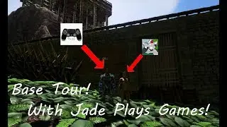 Base Tour with Jade Plays Games! Full tour Ark Survival Evolved Ps4