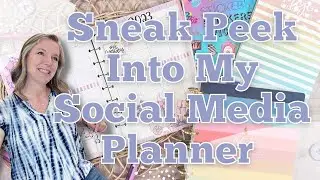 My Social Media Planner || May Planner Setup || Happy Planner