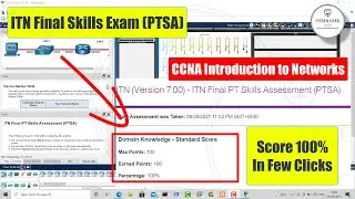 ITN Final Skills Exam (PTSA) | Step by Step Solution | CCNA Introduction to Networks | CYBER GEEK