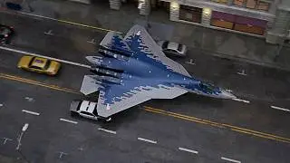 Sukhoi Su-57 on Public Roads with American Flag: Unique Sightings Compilation