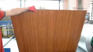 Профнастил под дерево двухсторонний Золотой ДУБ, для забора профлист окрас с двух сторон