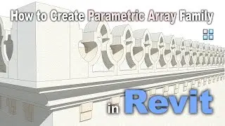 How to Create Parametric Array Family in Revit | Revit Tutorial