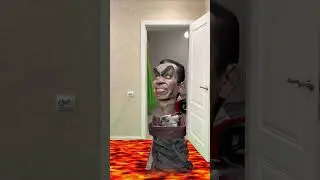 TV WOMAN Skibidi toilet Funny hulk head fell into the lava