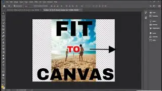 How to fit canvas to image in Photoshop CC 2019 | Fit the canvas to Image easy method