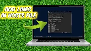 How to add lines to the windows host file || Add Lines in Hosts File