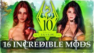 16 Skyrim Mods In Just 8 Minutes! | HUGE Mod Catalog For Year 2023! (Part 1)